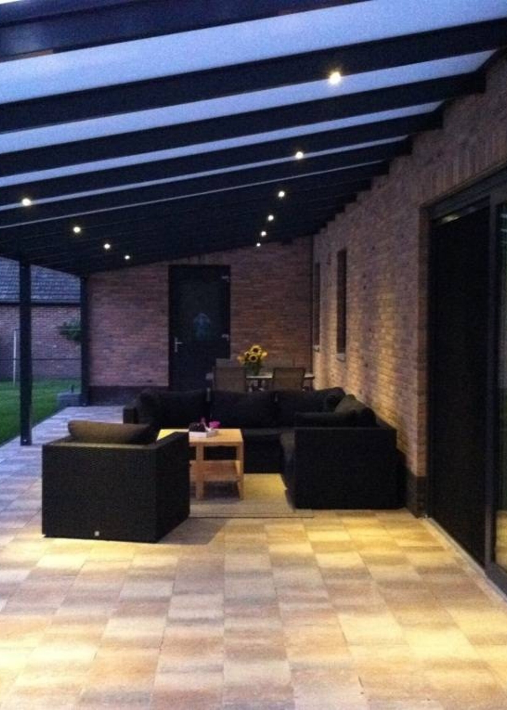 Dimbare mini inbouwLEDspot, warm wit, 1x3W Kantelbaar IP44 WITTE uitvoering