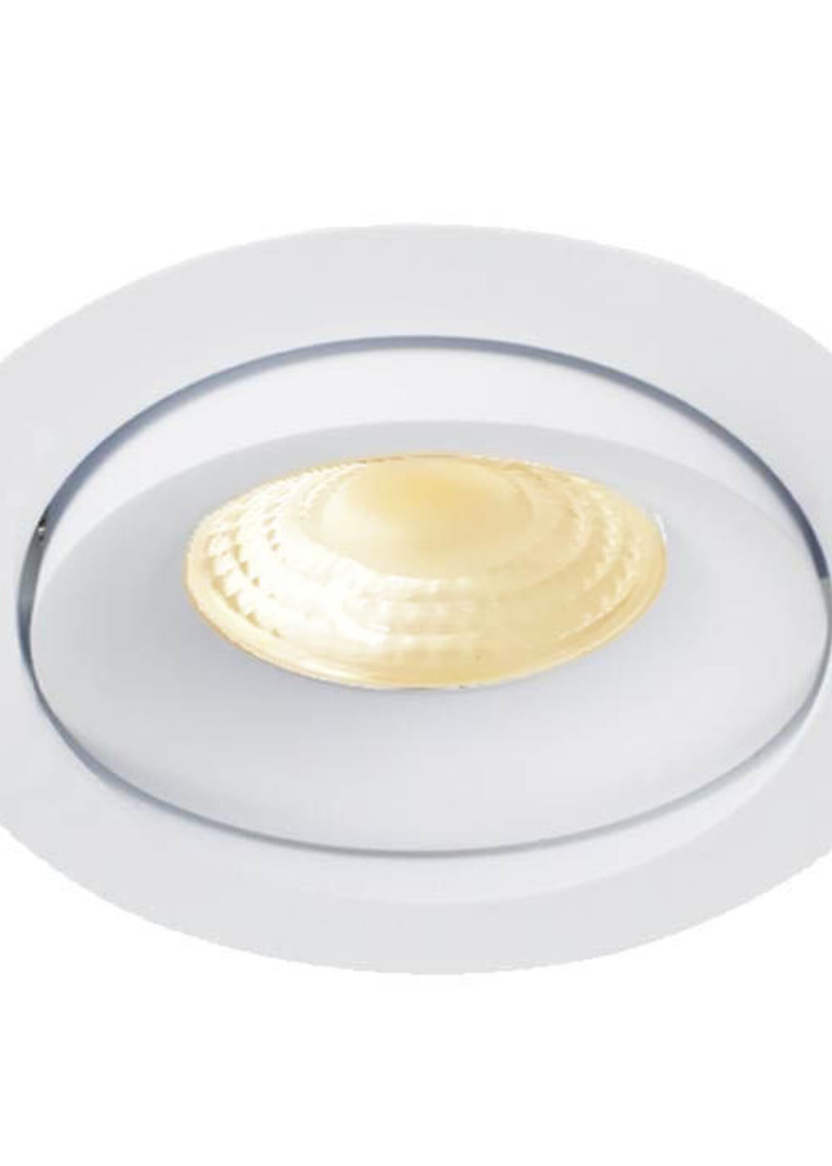 Inbouw Ledspot Kiel, 5 Watt, Warmwit, Dimbaar, 420 Lumen, kantelbaar, richtbaar. Witte uitvoering