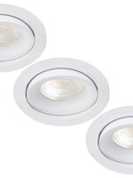 Set van 3,  inbouw Ledspot Kiel, 5 Watt