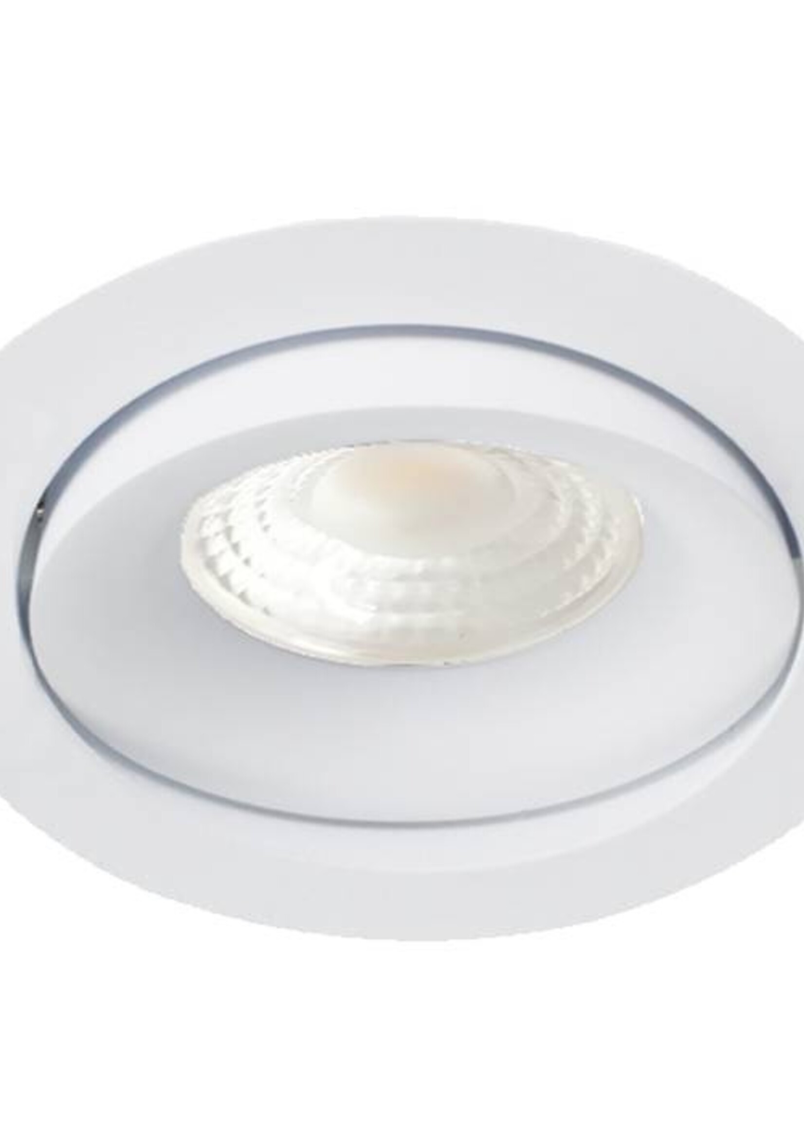 Set van 6 stuks inbouw Ledspot Kiel, 5 Watt, Warmwit, Dimbaar, 420 Lumen, kantelbaar, richtbaar. Witte uitvoering