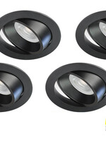 Philips Set van 4 Moderne LED inbouwspot 4,9W, Dim to Warm