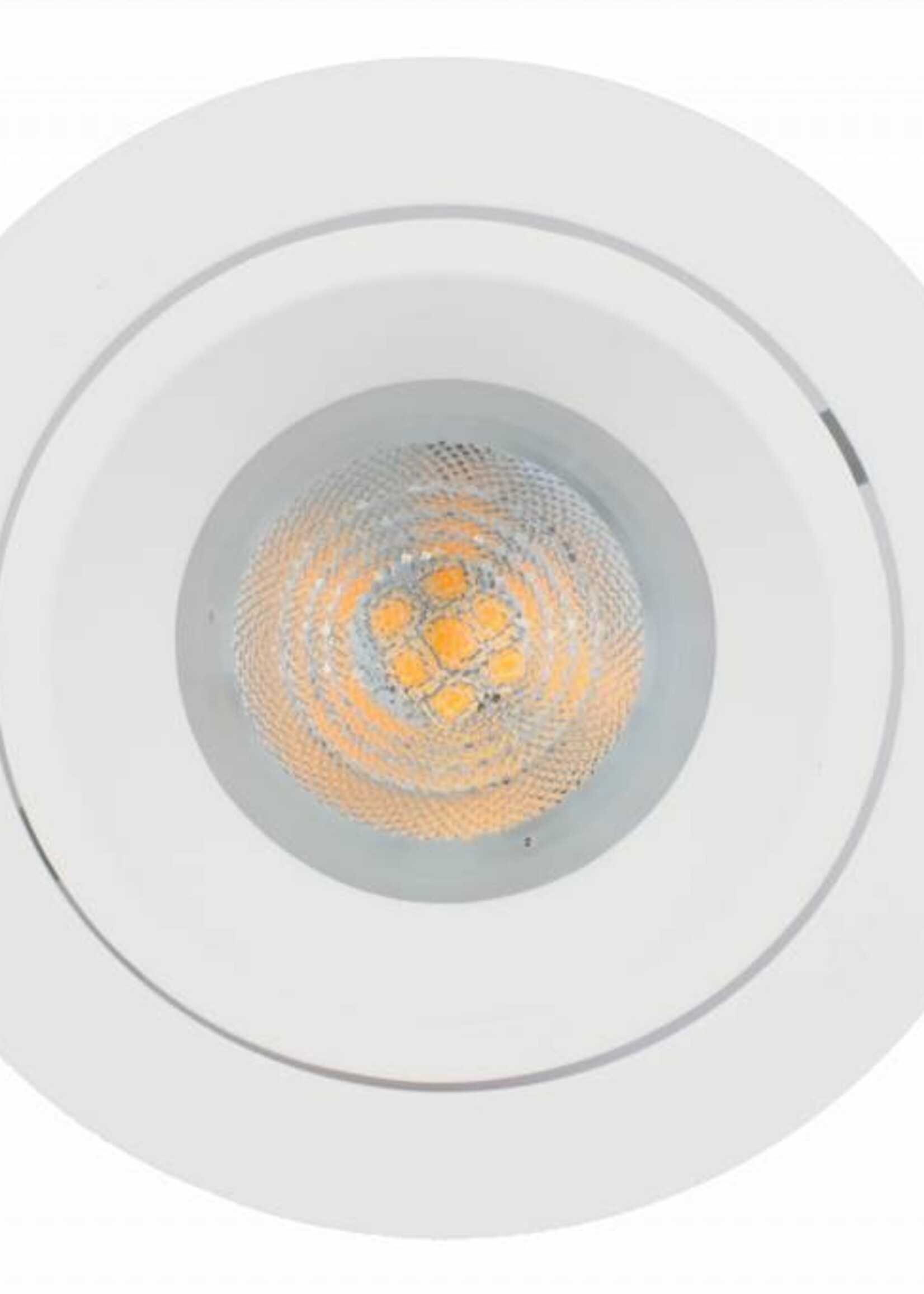 Philips Set van 3, witte LED inbouwspot 4,9W dimbaar (dim to warm), kantelbaar, warmwit licht.