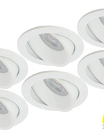Philips Set van 6 LED inbouwspot 4,9W