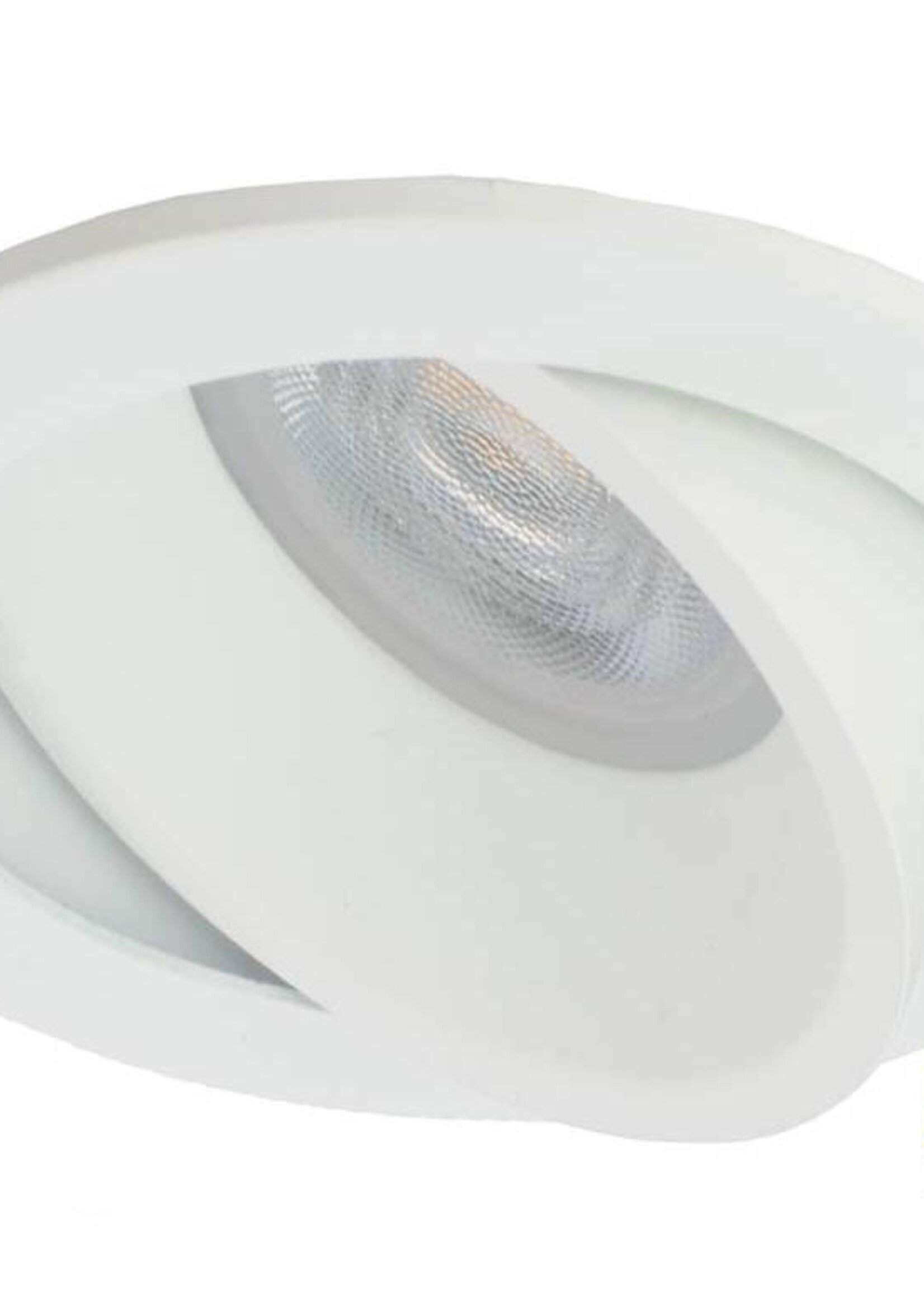 Philips Set van 6, witte LED inbouwspot 4,9W dimbaar (dim to warm), kantelbaar, warmwit licht.