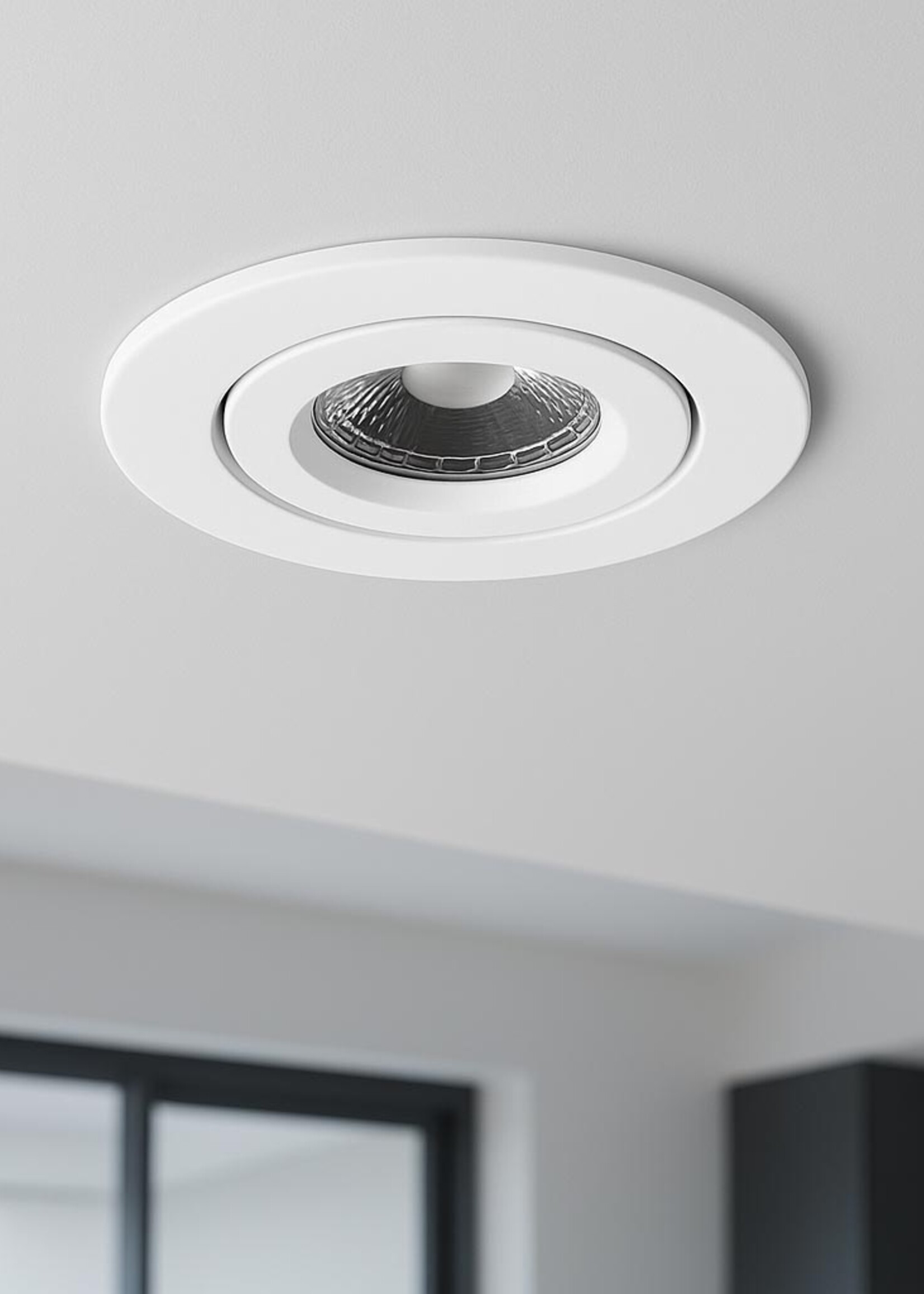 Inbouw Ledspot Dublin Wit, 6 Watt, Dimbaar Warm Wit IP44