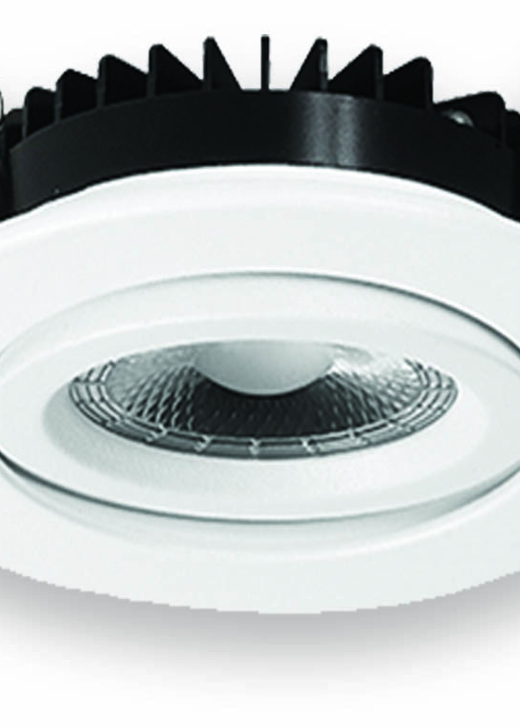 Inbouw Ledspot Dublin Wit, 6 Watt, Dimbaar Warm Wit IP44