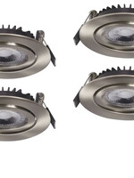 Set van 4  Inbouw Ledspot Dublin, 6 Watt, IP44
