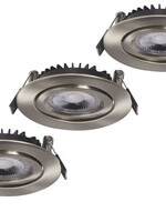 Set van 3  Inbouw Ledspot Dublin, 6 Watt, IP44