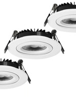 Set van 3 Inbouw Ledspot Dublin, 6 Watt, IP44