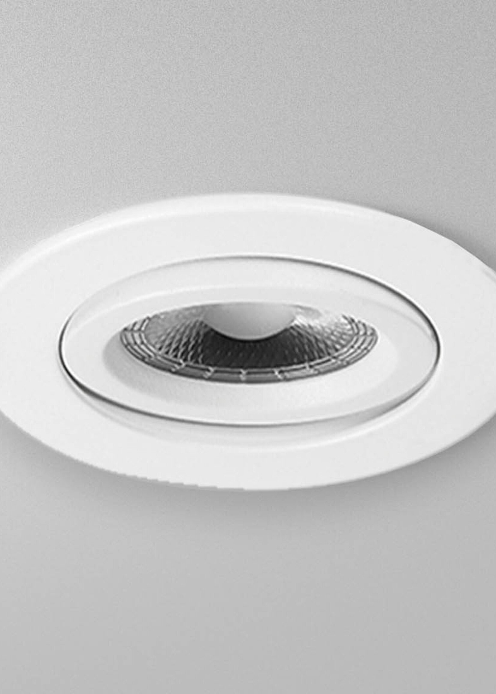 Set van 4 Inbouw Ledspot Dublin Wit, 6 Watt, Dimbaar Warm Wit IP44