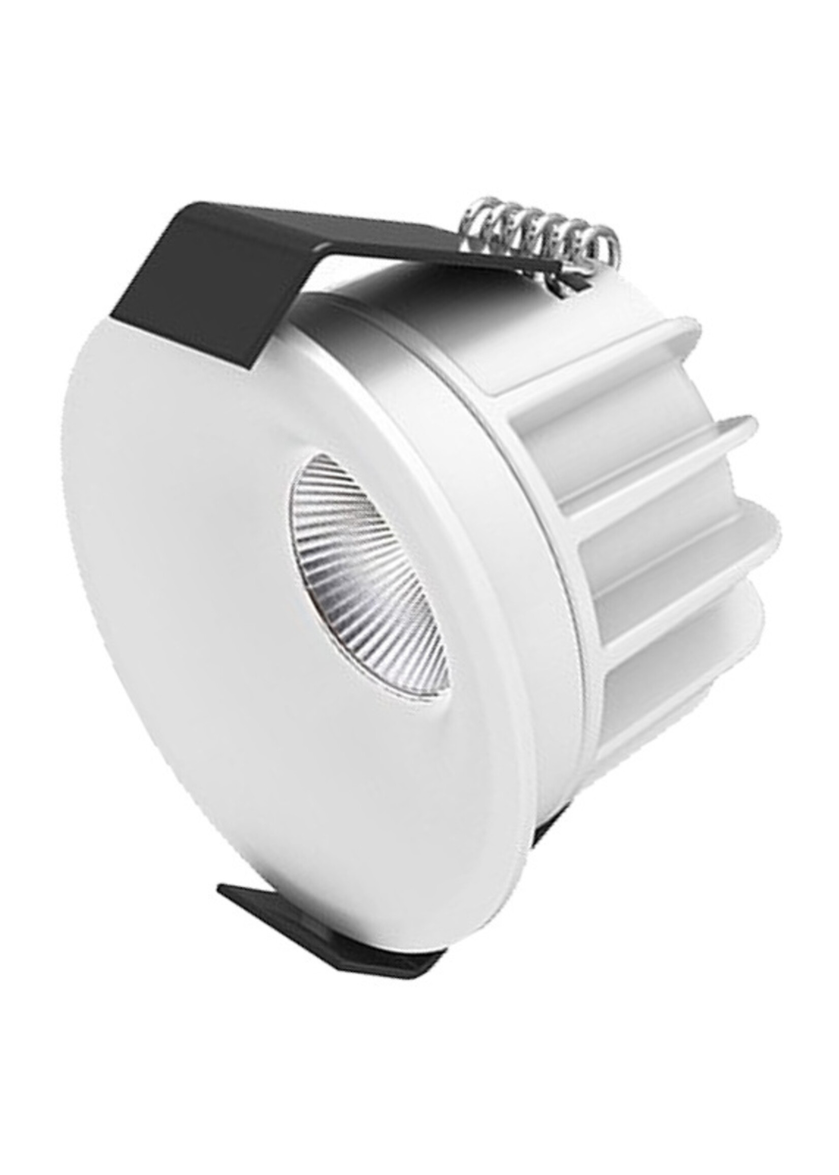 Interlight Micro Led 4 Watt, warmwit licht, dimbaar. Witte uitvoering, geschikt voor de badkamer.