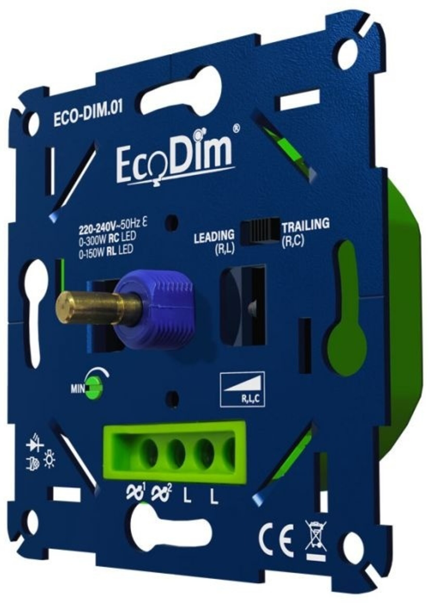 Led Dimmer 0-300W druk en draai dimmer