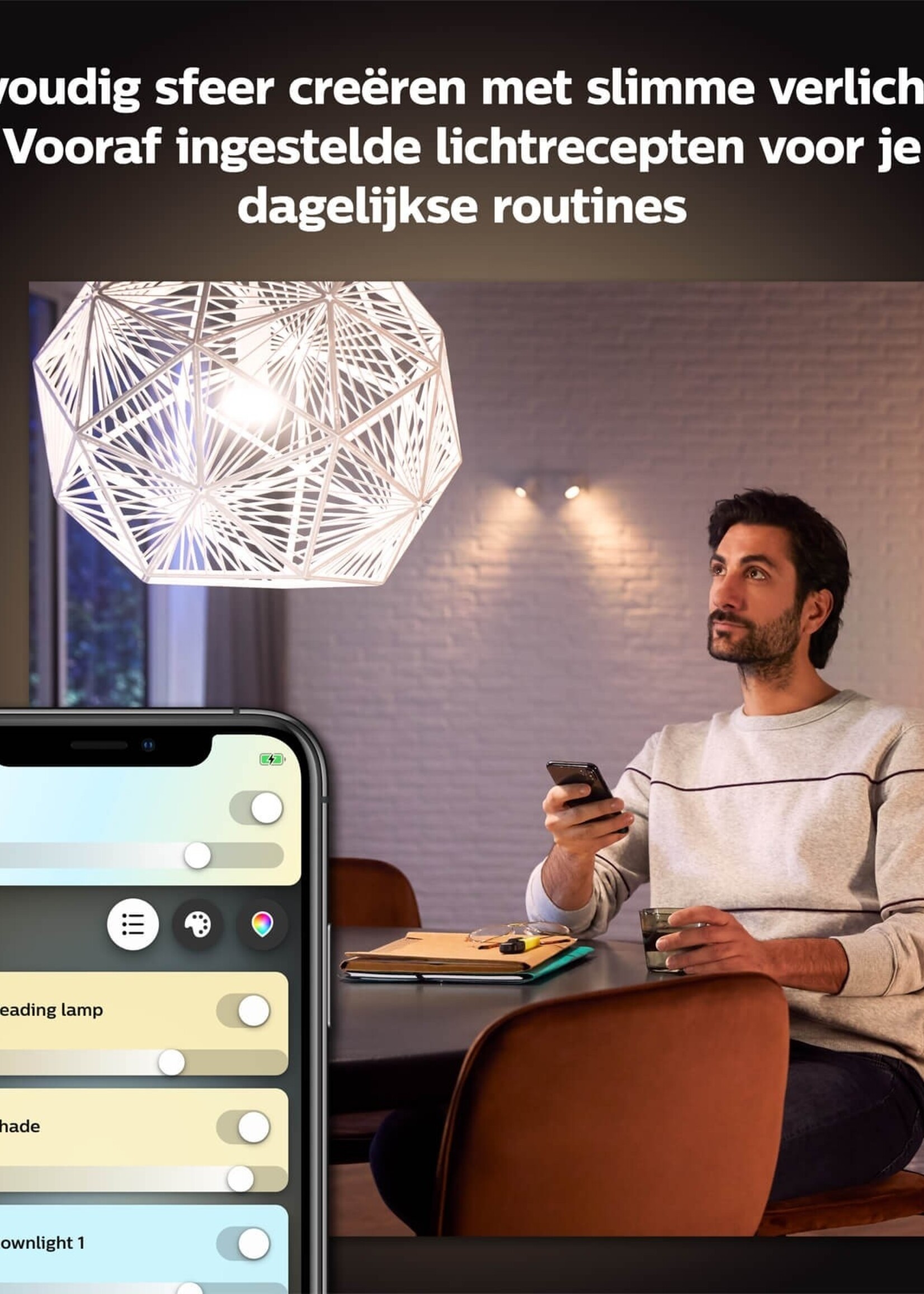 Philips Hue 2 stuks Philips Hue  Dimbare - White Ambiance - GU10,  Bluetooth