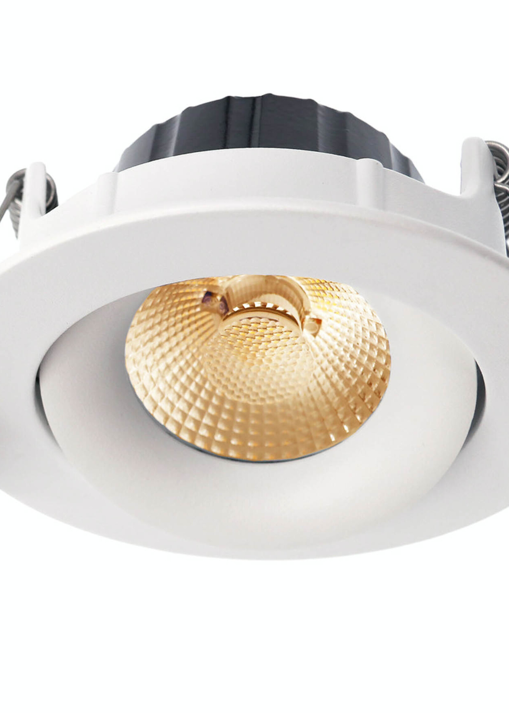 Inbouw Ledspot Wenen Mat-Wit, 8 Watt, Dimbaar, Warm Wit licht , IP44 , geschikt voor de badkamer.