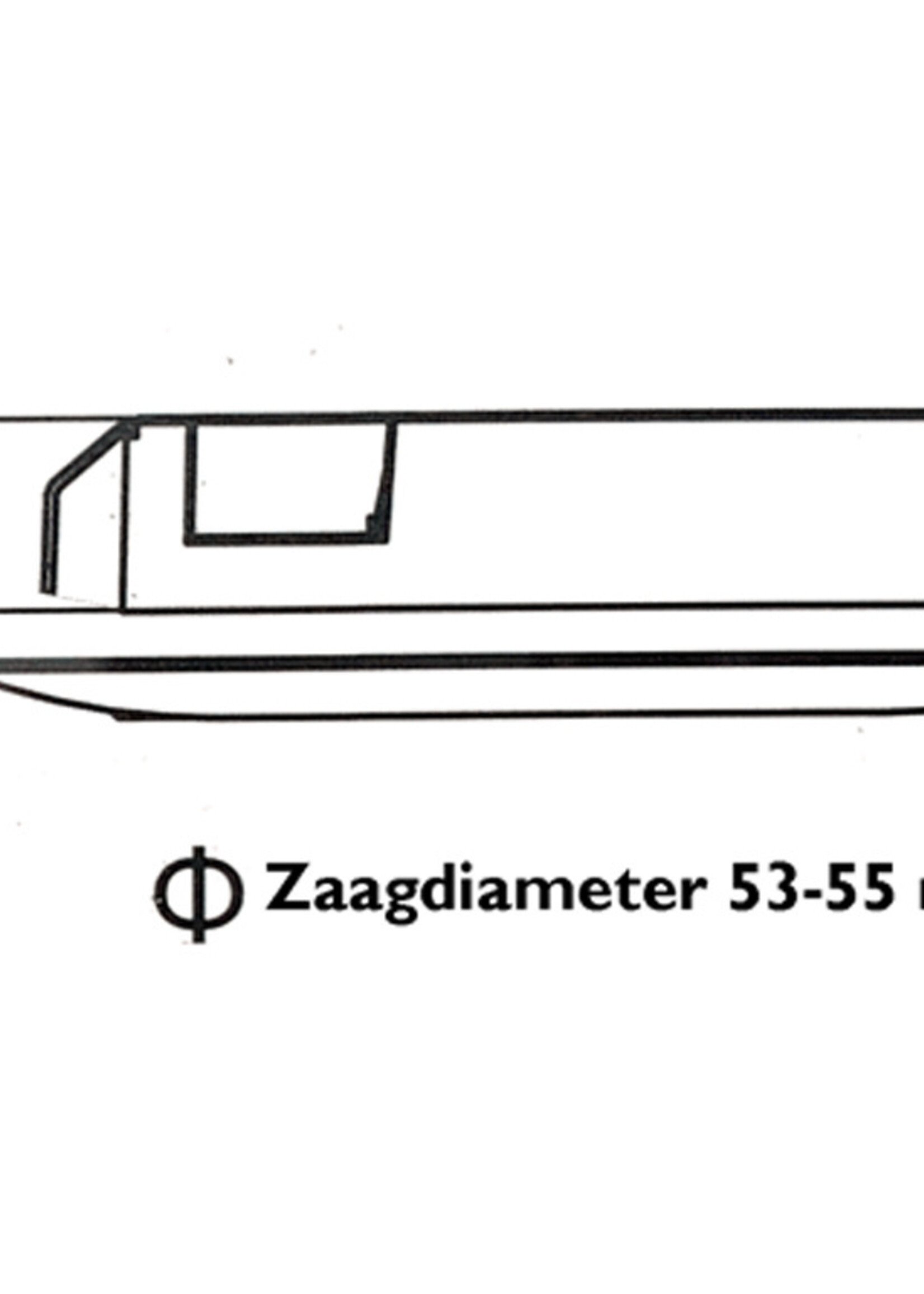 Set van 3 Cabinet Led Inbouwspots warm wit, zwarte uitvoering IP44, dimbaar