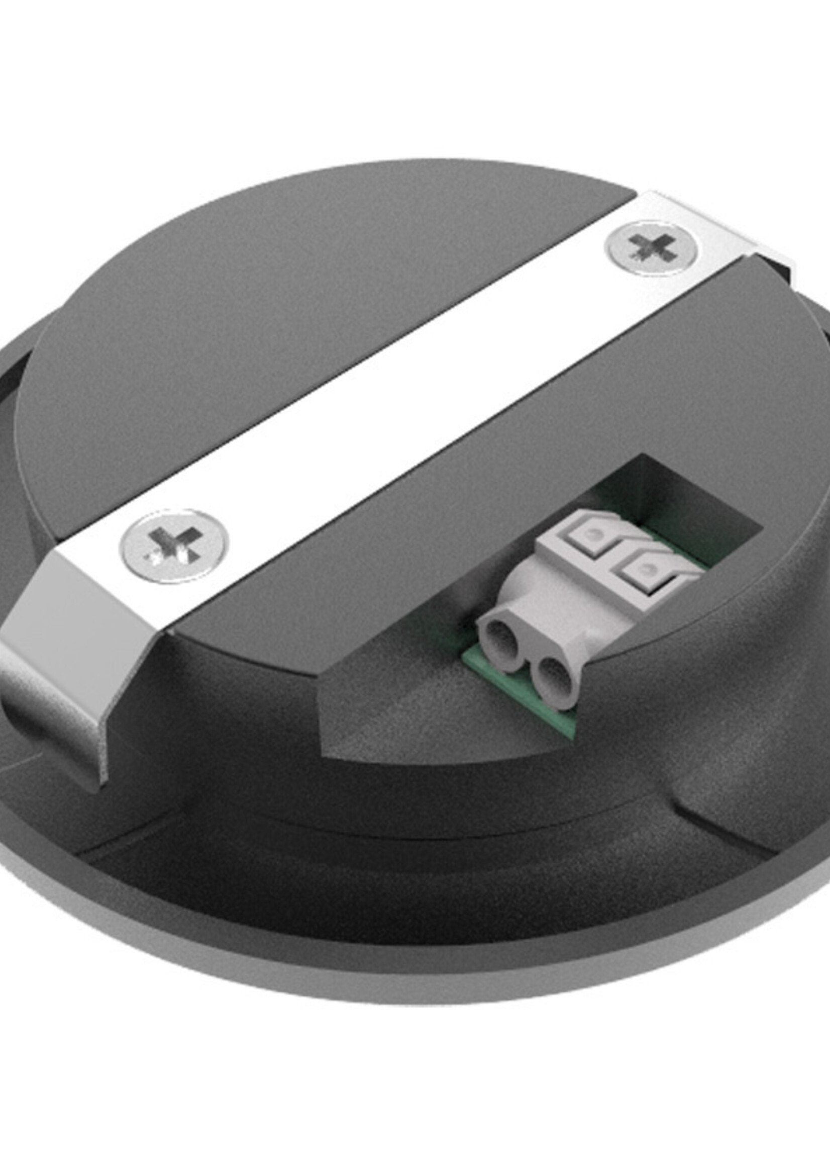 Set van 4 Cabinet Led Inbouwspots warm wit, zwarte uitvoering IP44, dimbaar
