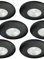 Set van 6 Cabinet Led Inbouwspot IP44