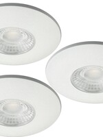 Set van 3 Cabinet Led Inbouwspot IP44