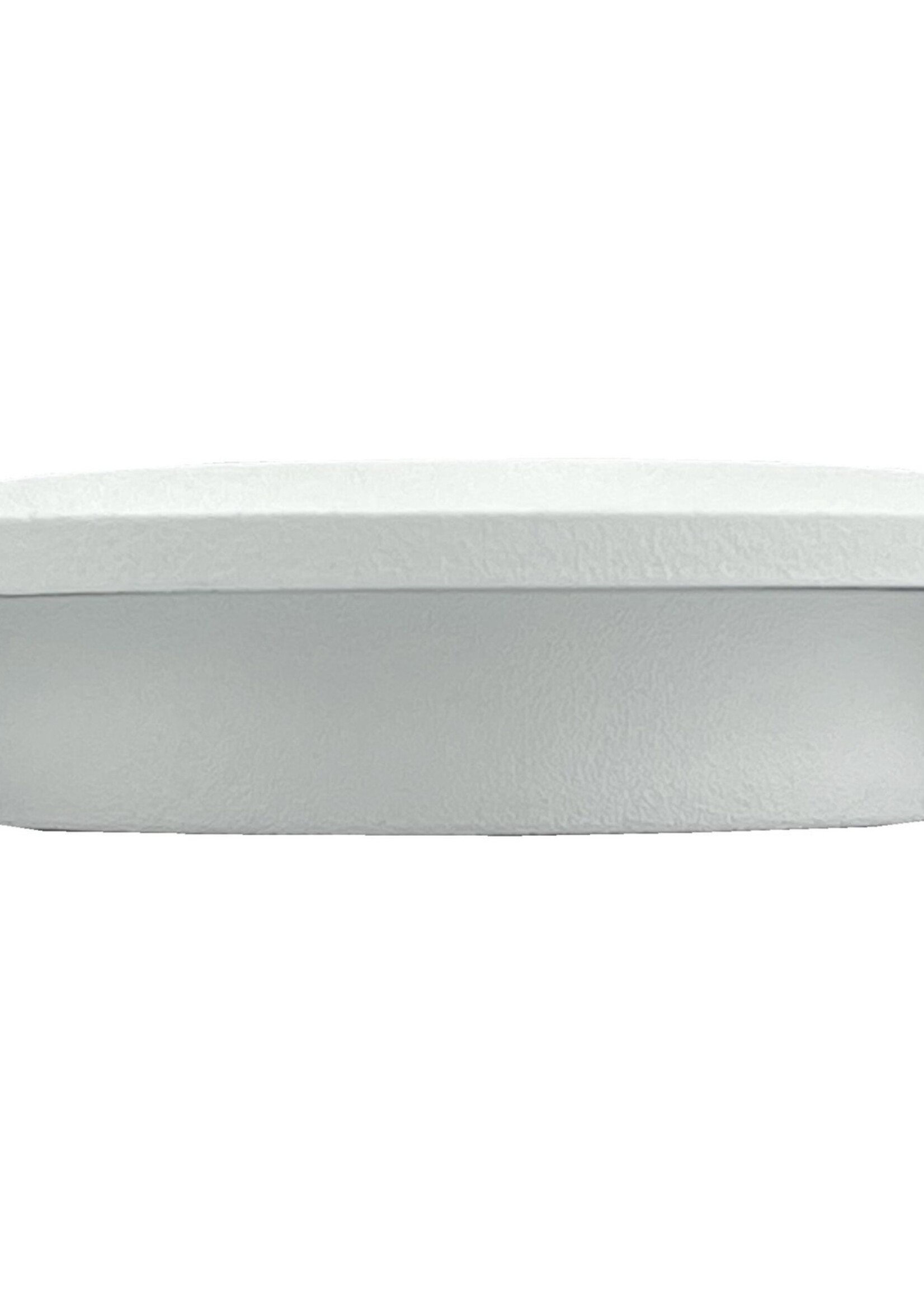 Set van 4 Cabinet Led Inbouwspots warm wit, witte uitvoering IP44, dimbaar