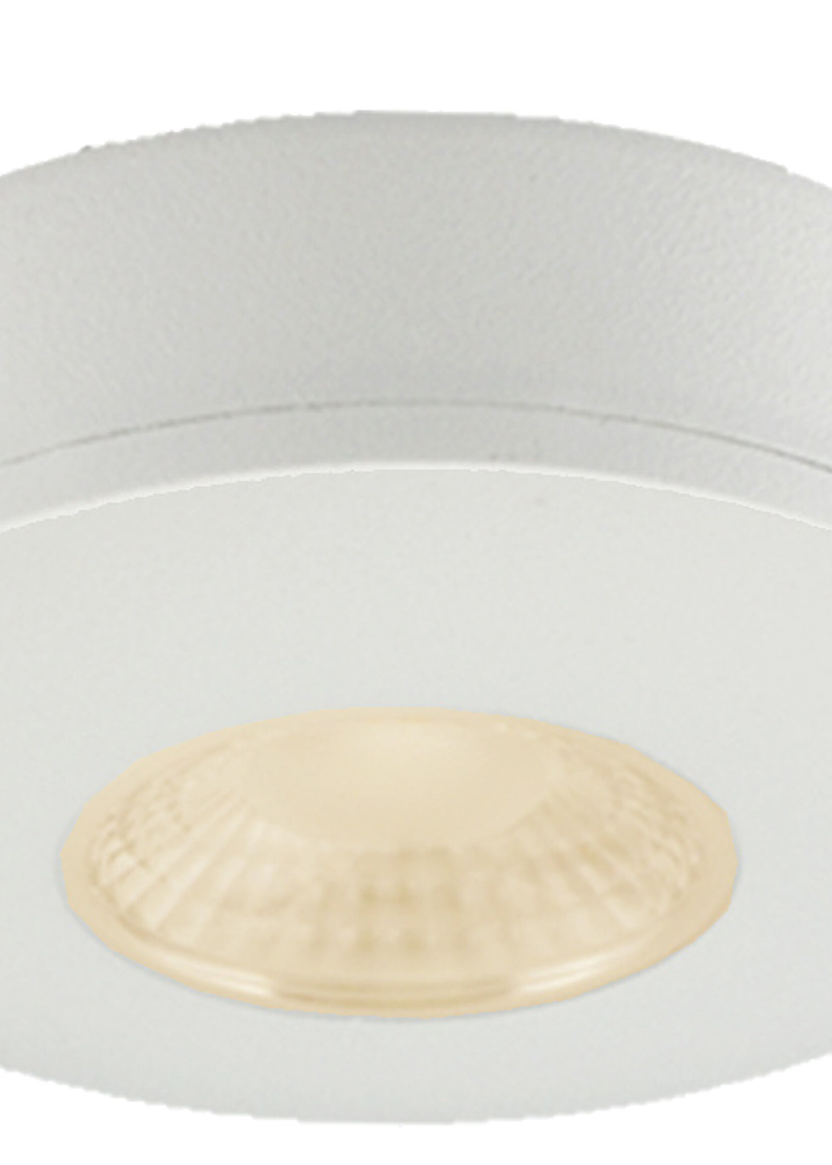 Set van 6 Cabinet Led Opbouwspot warm wit, witte uitvoering IP44, dimbaar