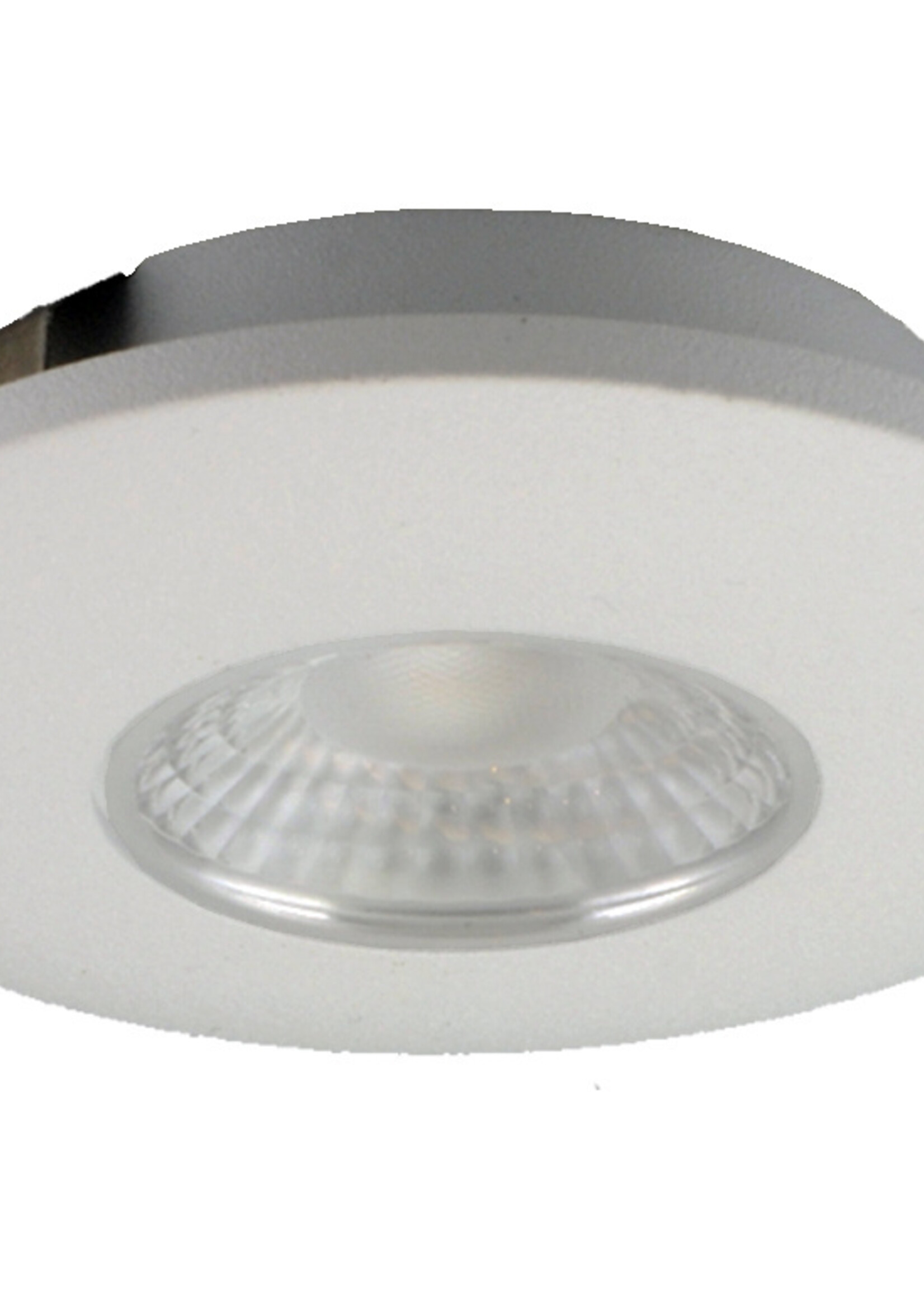 Set van 6 Cabinet Led Opbouwspot warm wit, witte uitvoering IP44, dimbaar