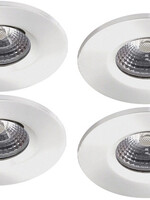 Set van 4 stuks Badkamer Inbouw LEDspot Kreta 8W, IP65