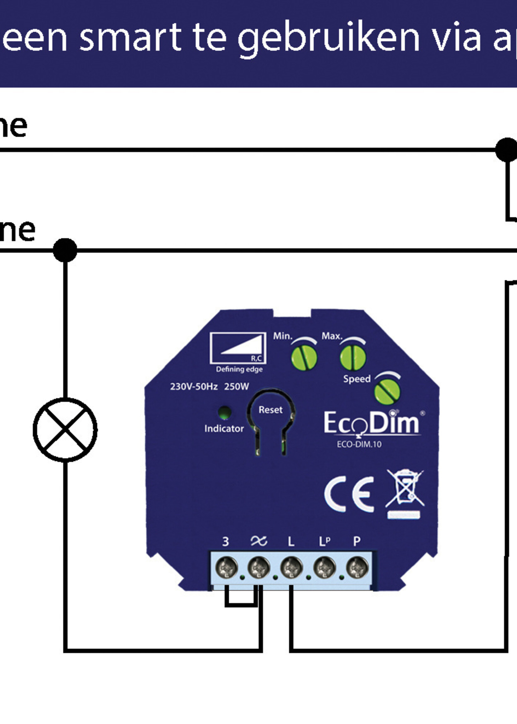 Ecodim Zigbee - Led dimmer Module Max 250W