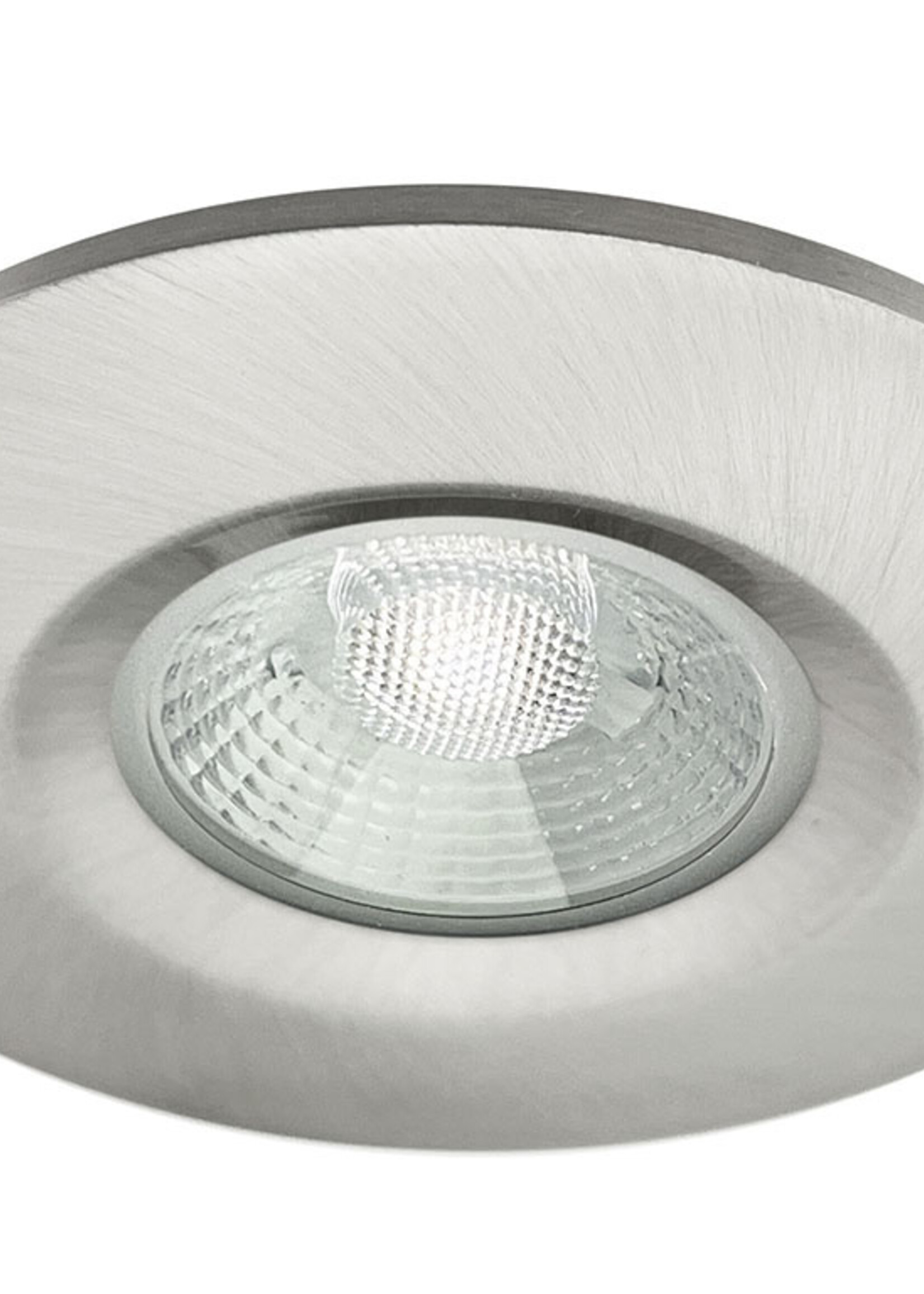 Badkamer LEDspot Veneti√´, IP65 Dimbaar, rvs uitvoering, Warm wit licht
