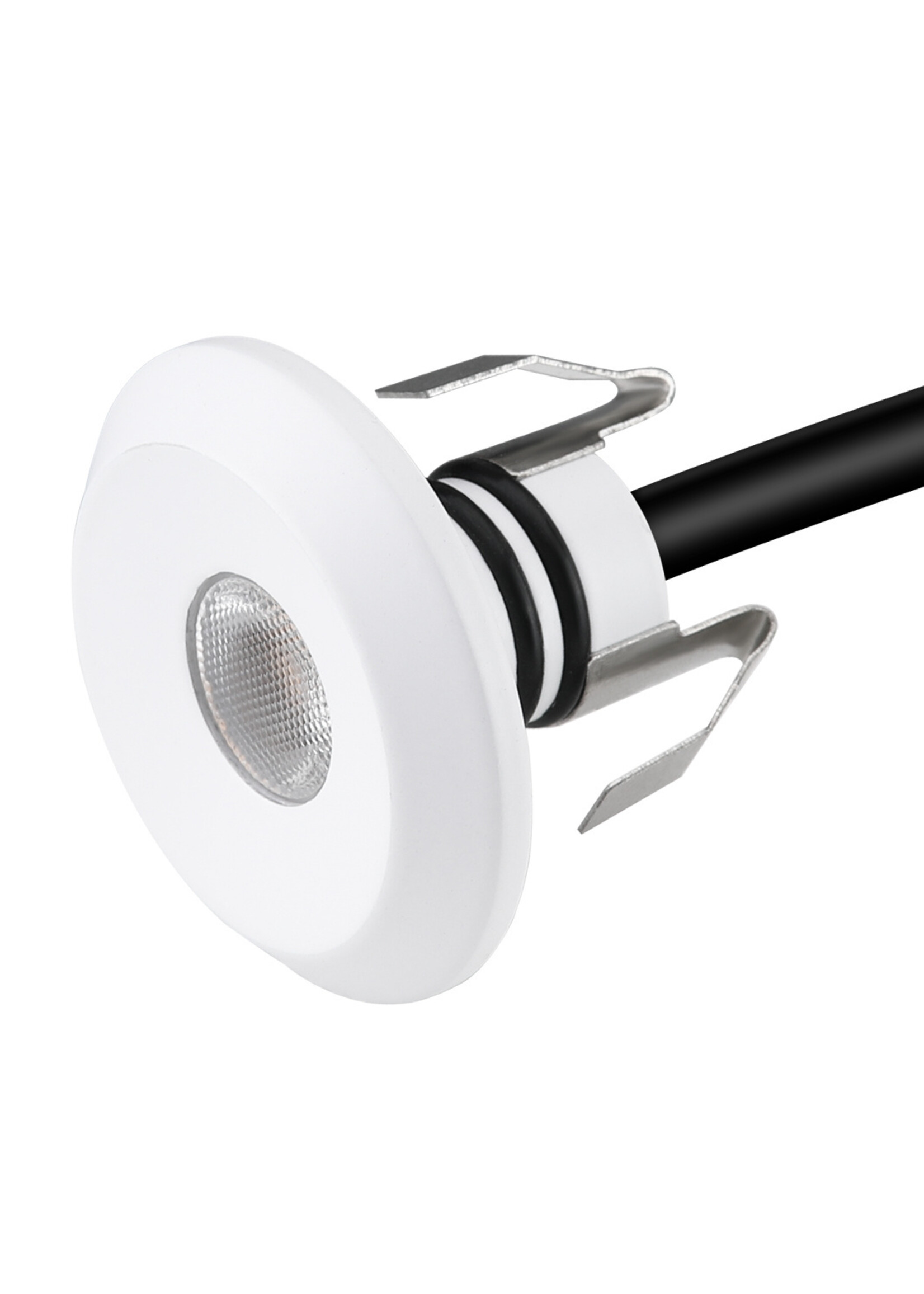 Set van 6 Microledjes Maduro, dimbaar,  1,2 Watt, Witte uitvoering, inclusief trafo/driver IP44