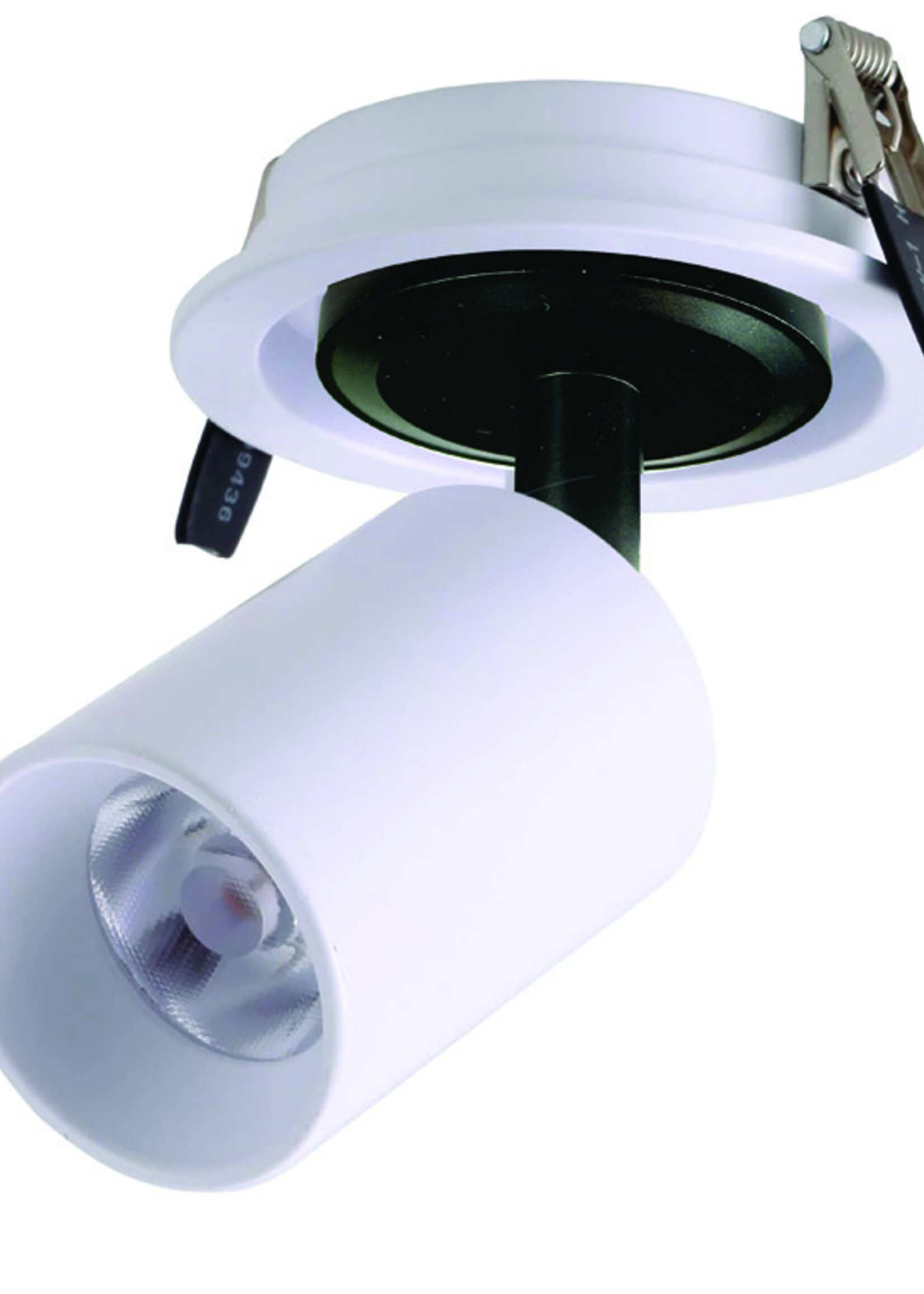 Dimbare inbouw led spot Rotterdam, 360 graden richtbaar. Wit