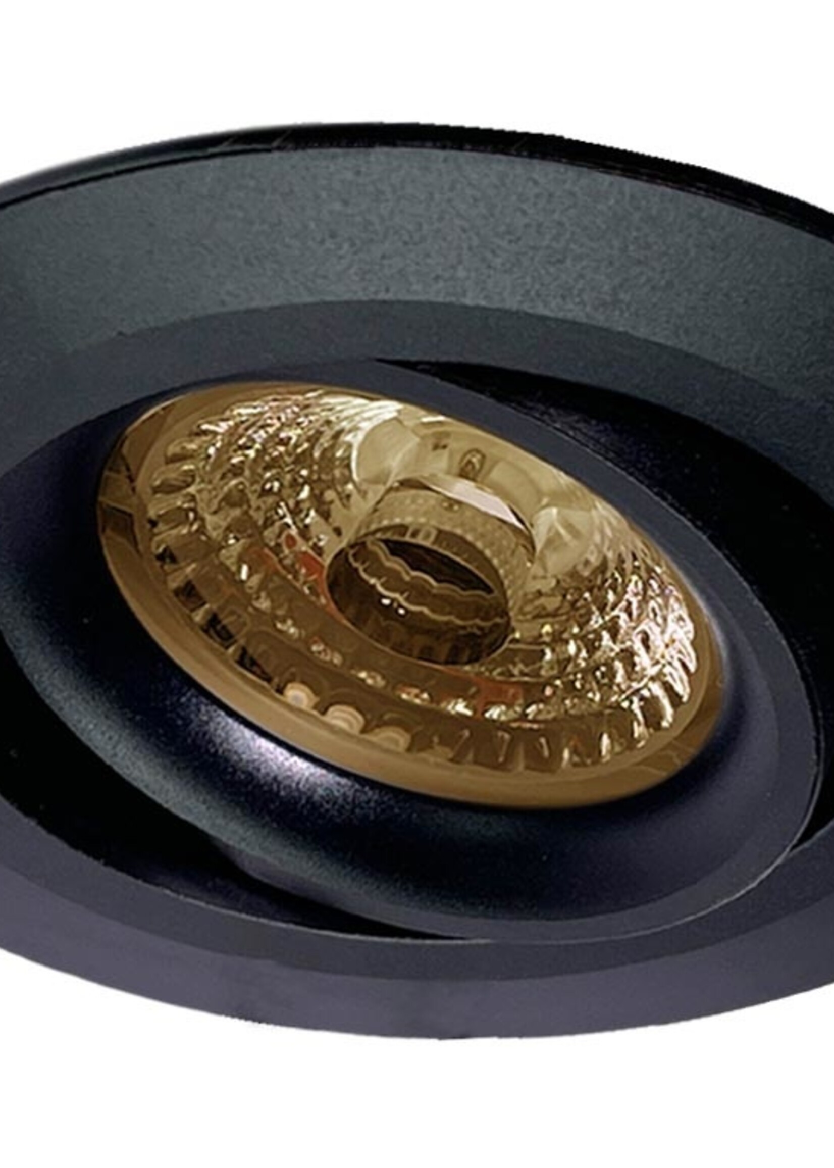 Inbouw LEDspot Parijs, Warm wit licht, dimbaar, 8 Watt, kantelbaar, Zwart