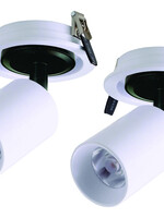 Set van 2 Inbouw led spot Rotterdam, 360 graden richtbaar