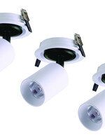 Set van 3 Inbouw led spot Rotterdam, 360 graden richtbaar