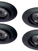 Set van 4 stuks Inbouw LEDspot Parijs,  8 Watt
