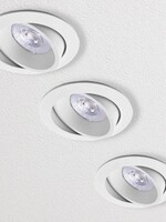 Set van 3 Led inbouwspot Brugge, 5 Watt