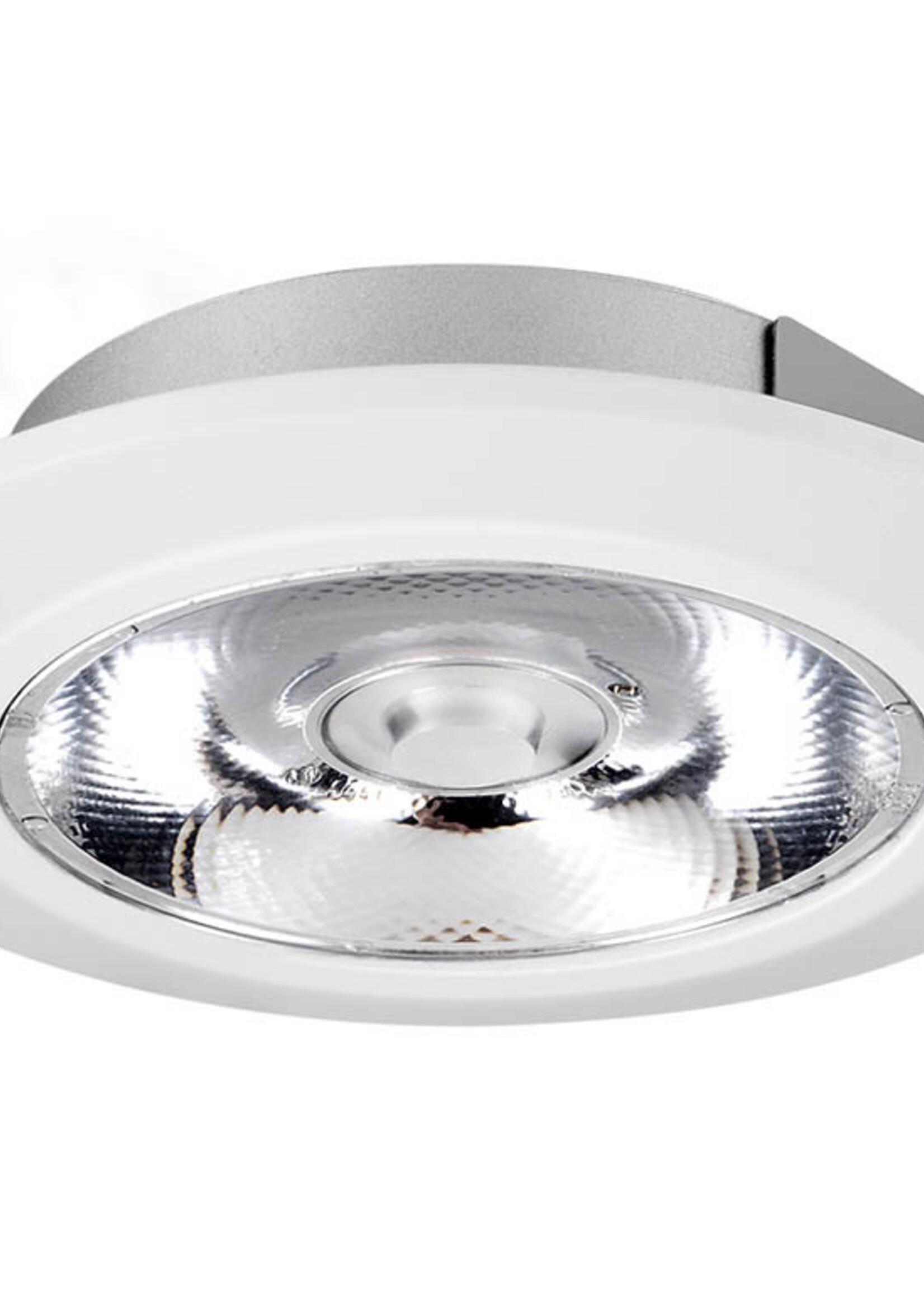 Inbouw LEDspot Riga, 6 Watt, IP44, Dim to warm, Witte uitvoering