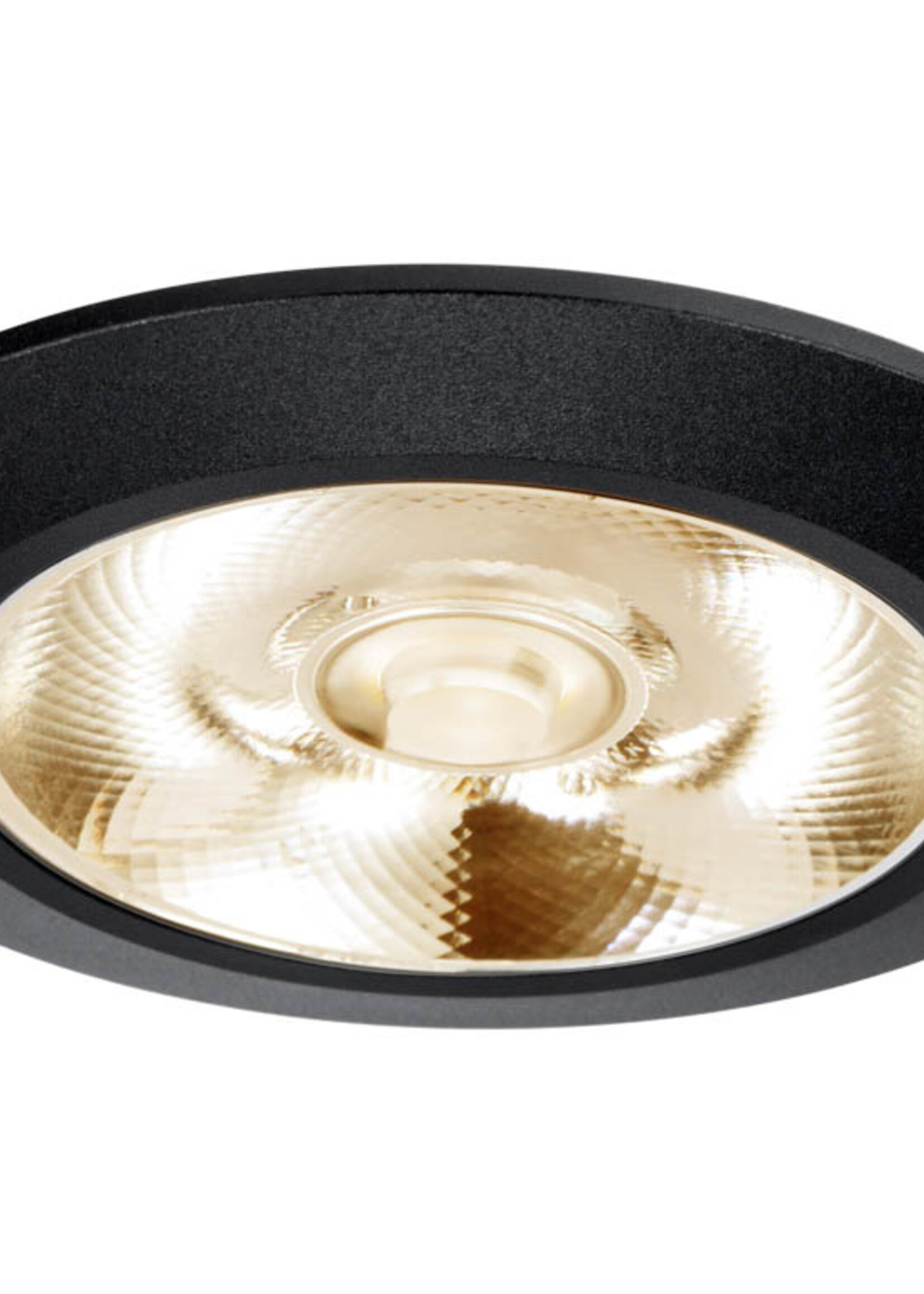 Inbouw LEDspot Riga, 6 Watt, IP44, Dim to warm, Zwarte uitvoering