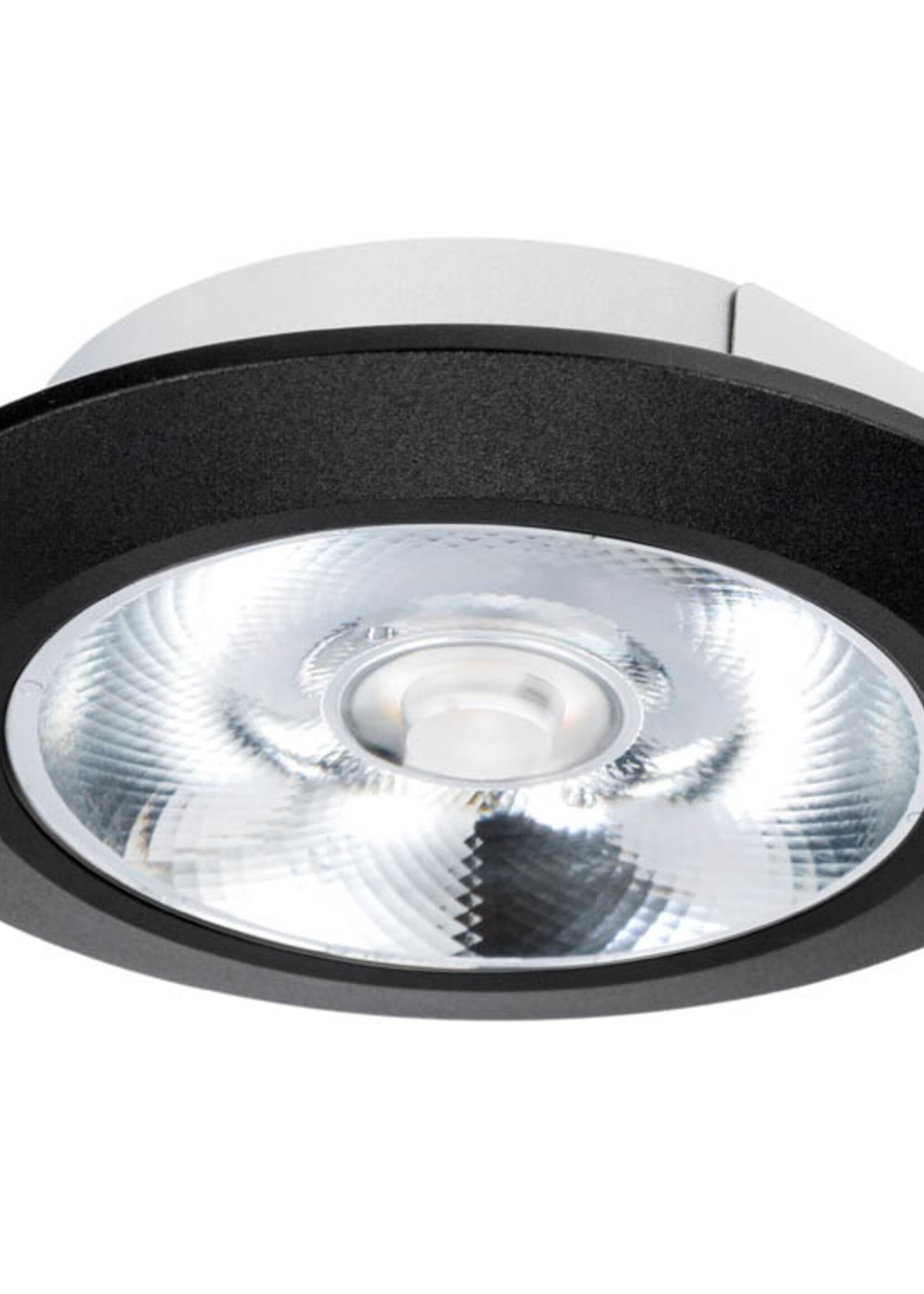 Inbouw LEDspot Riga, 6 Watt, IP44, Dim to warm, Zwarte uitvoering