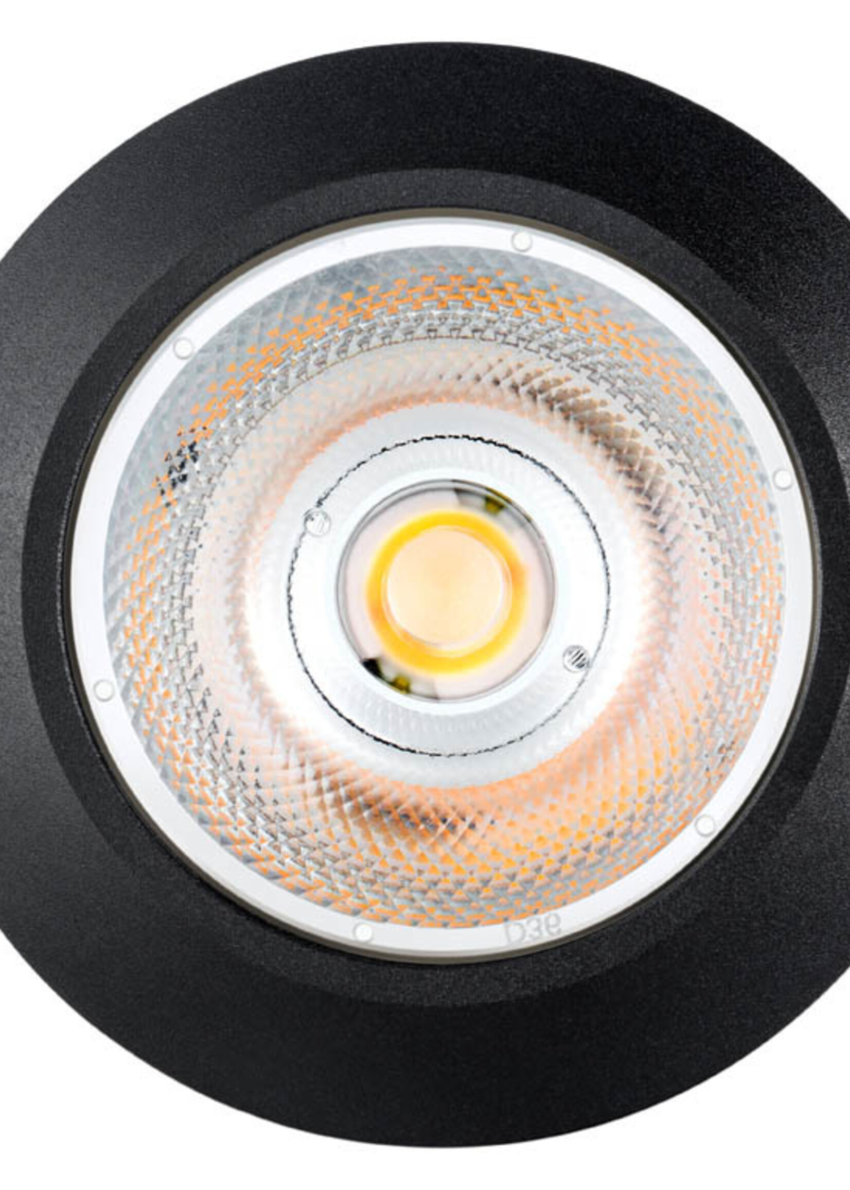 Inbouw LEDspot Riga, 6 Watt, IP44, Dim to warm, Zwarte uitvoering
