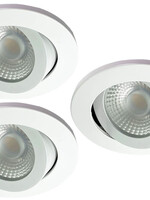 Set van 3 Badkamer LEDspot Rome 6 Watt, IP65