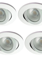 Set van 4 Badkamer LEDspot Rome 6 Watt, IP65