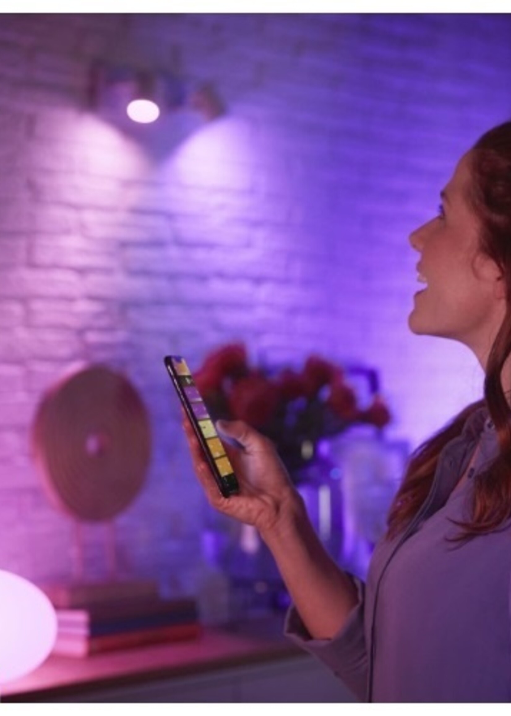 Dimbare RGB ledspot GU10 fitting, Hue en Zigbee Compatibel