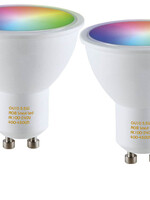 2 stuks Ledspot GU10 fitting, Hue en Zigbee Compatibel