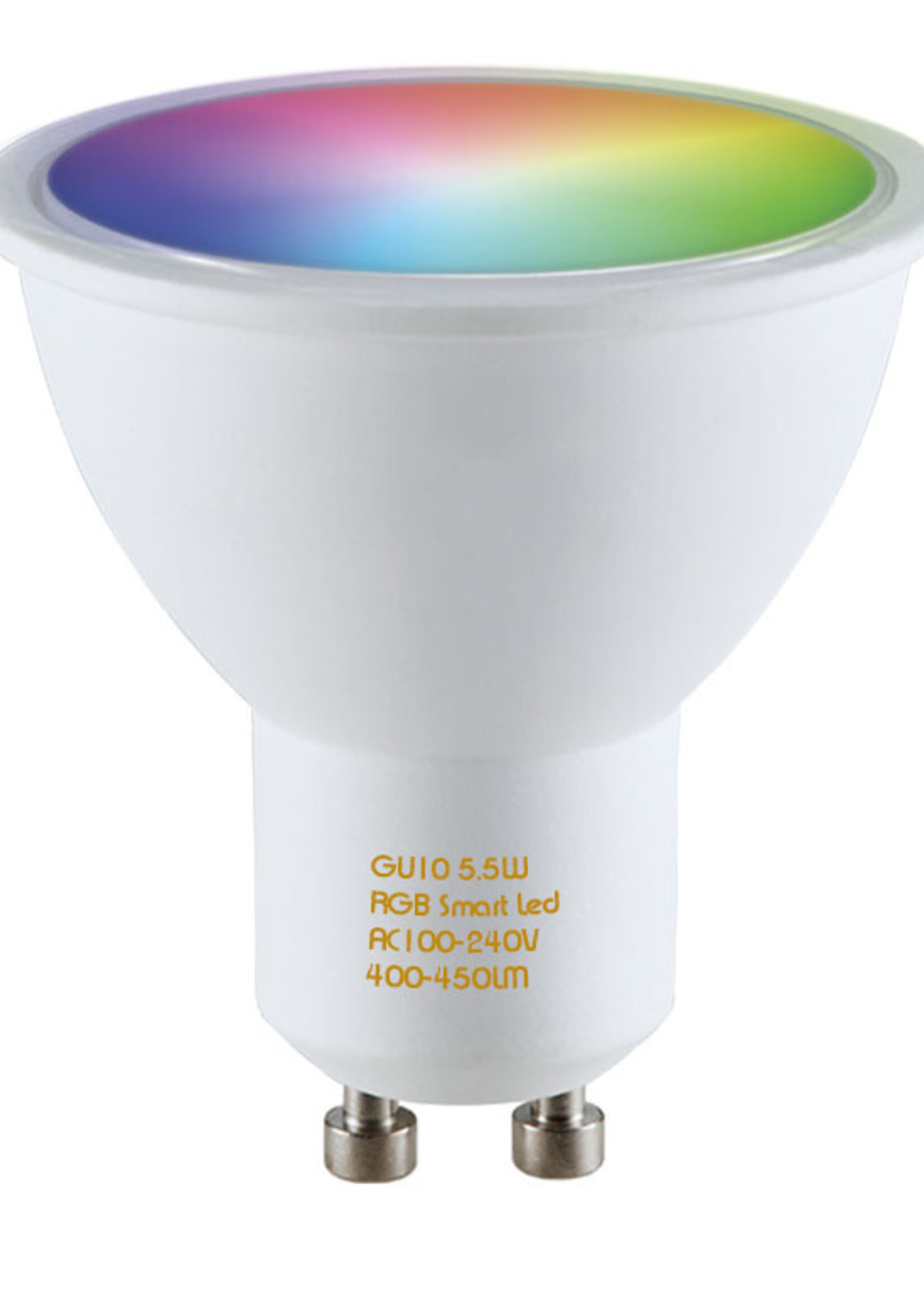 3 stuks  Dimbare RGB / Warmwitte ledspot GU10 fitting, Hue en Zigbee Compatibel