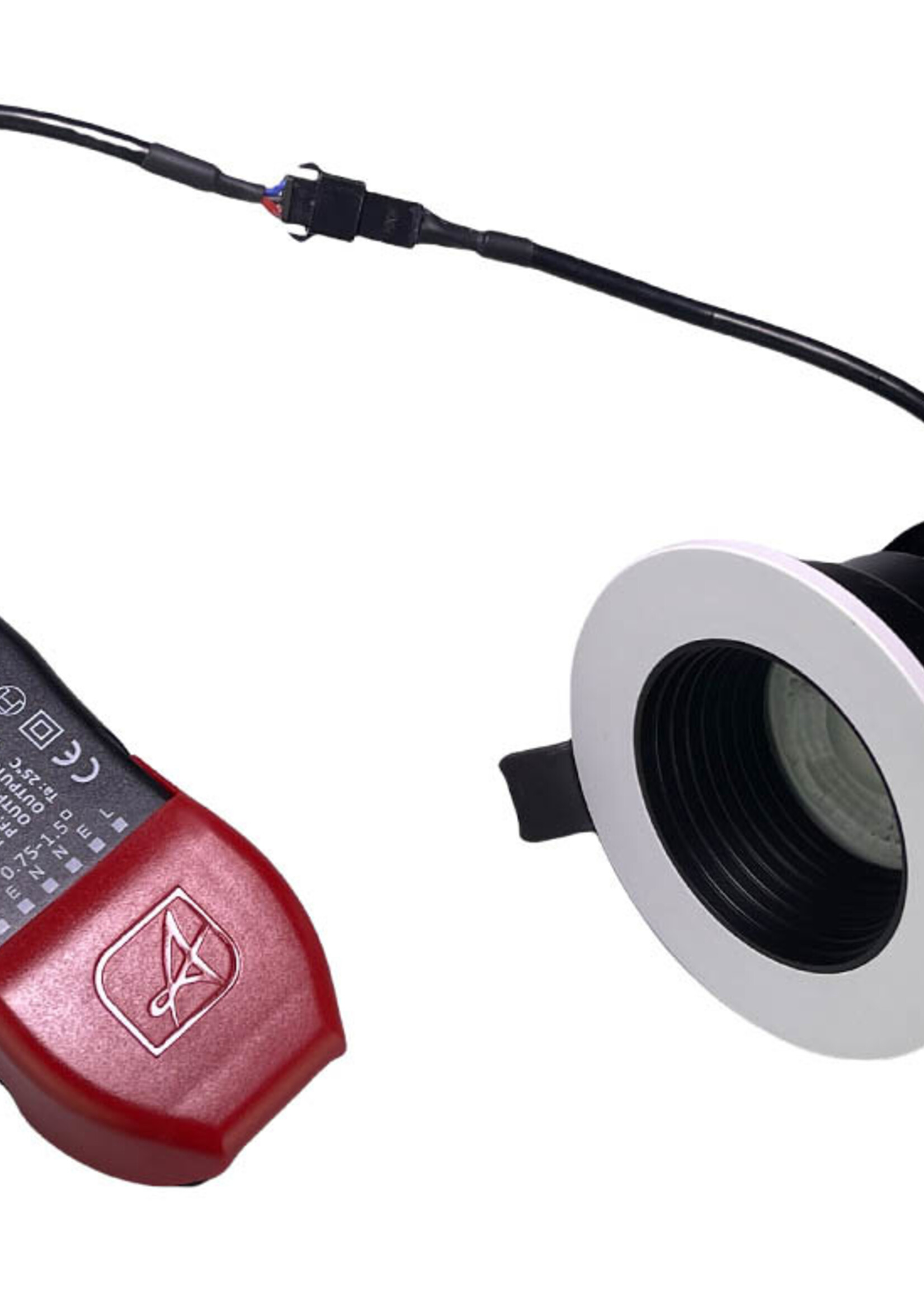 Inbouw LEDspot Prism 7 Watt, IP65 Dimbaar, Warm wit licht