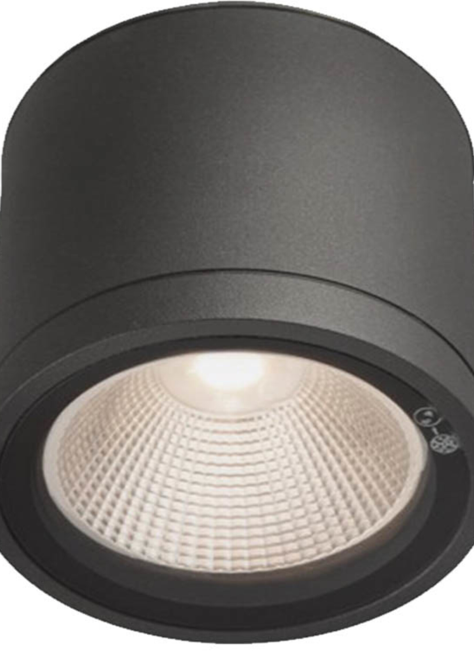 Opbouw LEDspot Furia 10 Watt, IP54 Dimbaar, Warm wit licht