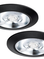 Set van 2 Inbouw LEDspot Riga, 6 Watt, Dim to warm, IP44