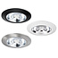 Set van 3 Inbouw LEDspot Riga, 6 Watt, IP44, Dim to warm, Zwarte uitvoering