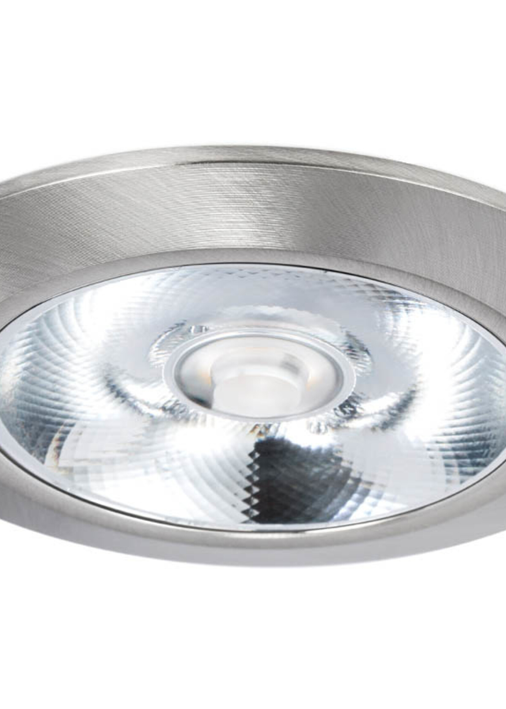 Set van 2 Inbouw LEDspot Riga, 6 Watt, IP44, Dim to warm, Rvs kleur