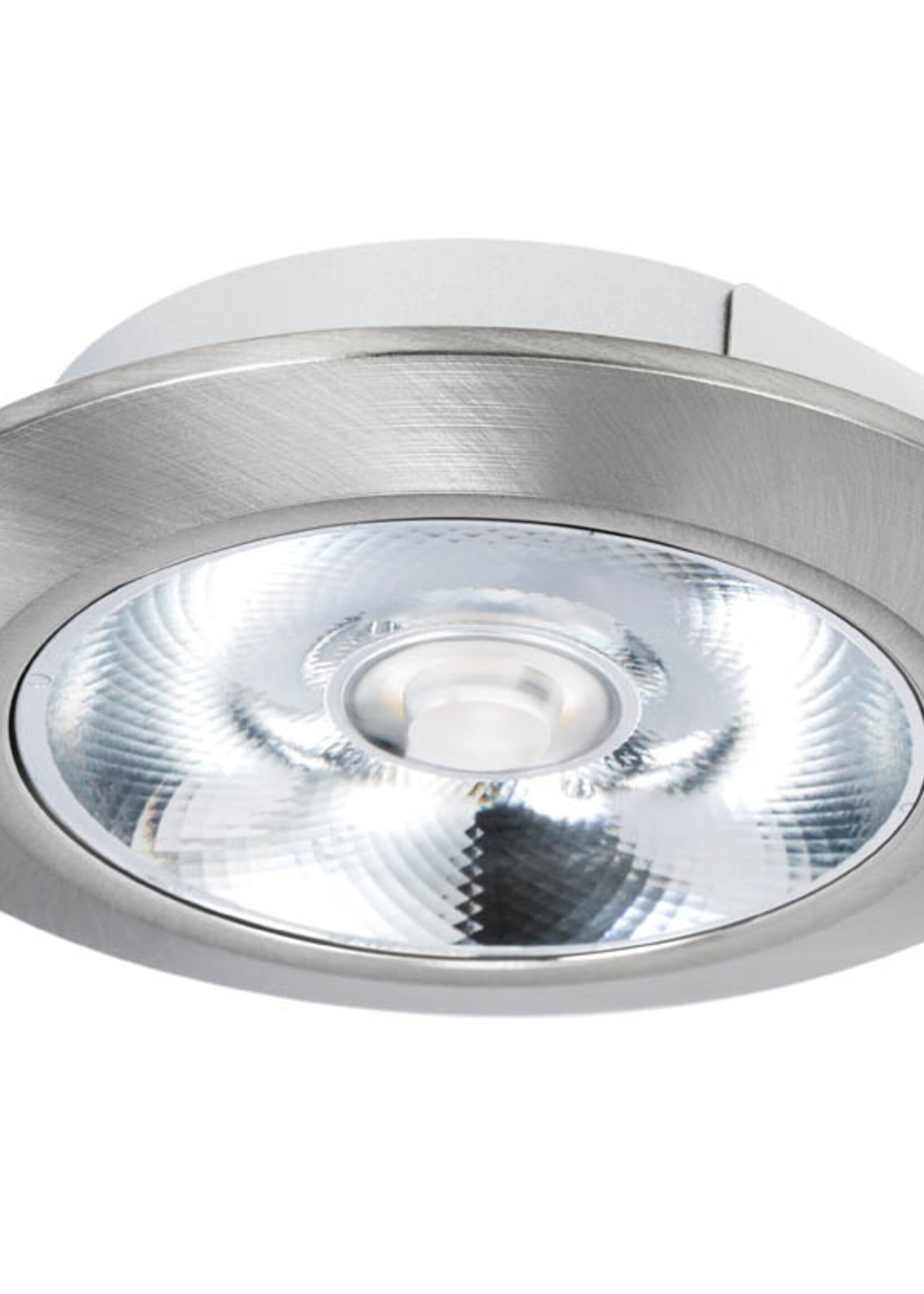 Set van 2 Inbouw LEDspot Riga, 6 Watt, IP44, Dim to warm, Rvs kleur